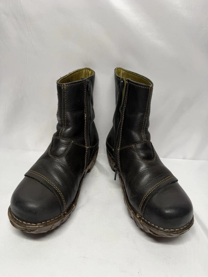 El Naturalista 女式 Gore-Tex 皮革中筒靴黑色 36 码  — 第 4/4 张图片