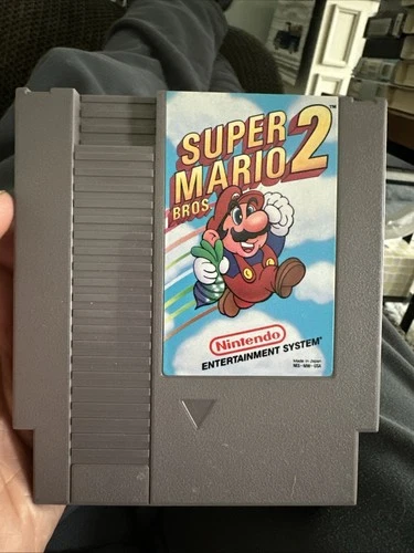 Super Mario Bros. 2 (Nintendo NES, 1988) Authentic Cartridge Cart Only