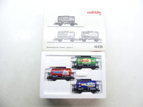 Märklin H0 46430 Kesselwagen-Set "Henkel", AC, NEM, NEU in OVP #68196 | Condition: Gebraucht