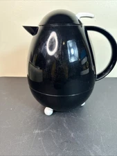 Vintage Leifheit Columbus Slany Insulated Black Thermal Pitcher Carafe Germany