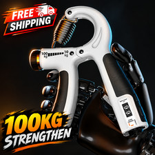 New Hand Grip Strength Power Gripper Strengthener Adjustable Gym Exerciser