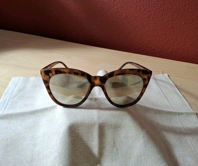 Le Specs Half Moon Magic Brown Tortoise Shell Sunglasses