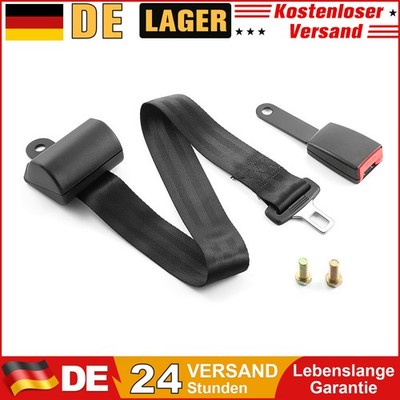 2 Punkt Beckengurt Sicherheitsgurt E4 Automatik Stapler Baumaschiene PKW DE