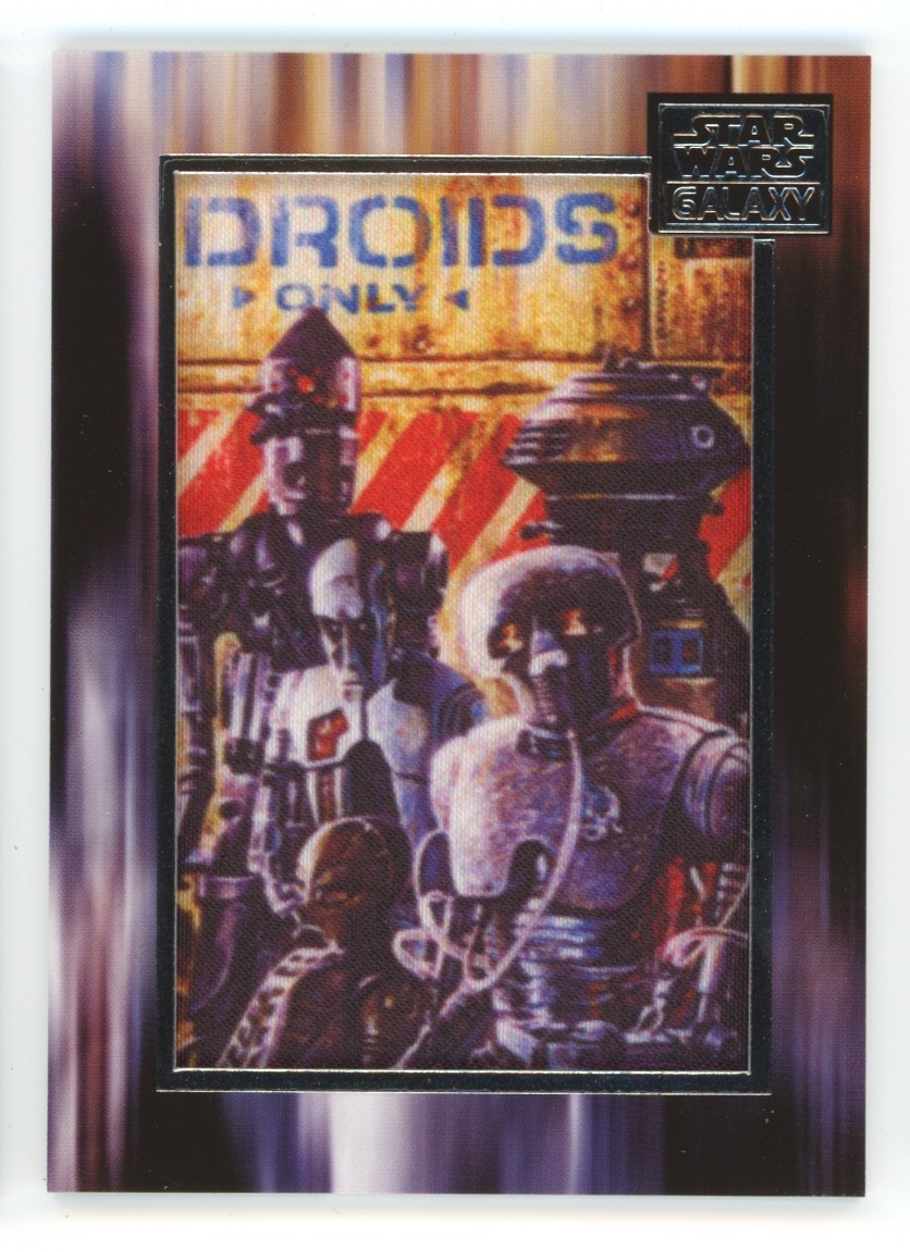 DROIDS 2018 Topps Star Wars Galaxy Commemorative Art Patch Card #M-D