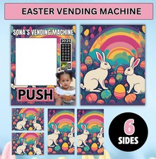 Easter Vending Machine Template | Mini Vending Machine Box SVG | Easter Treat 
