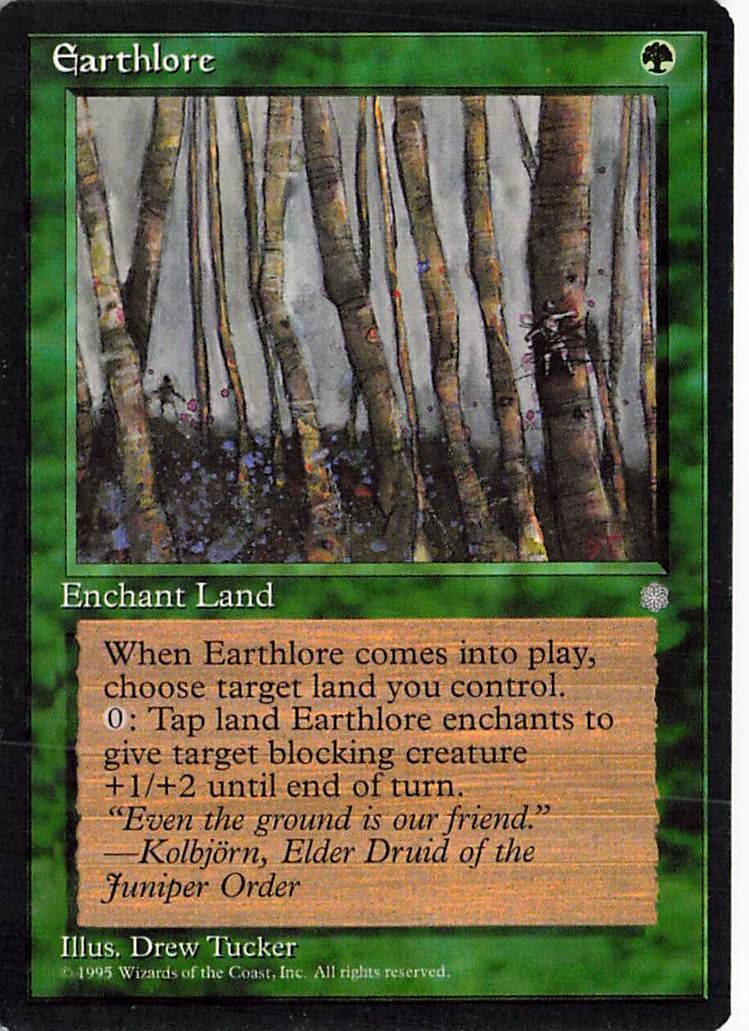 Earthlore Common Ice Age Magic: The Gathering Near Mint/LP