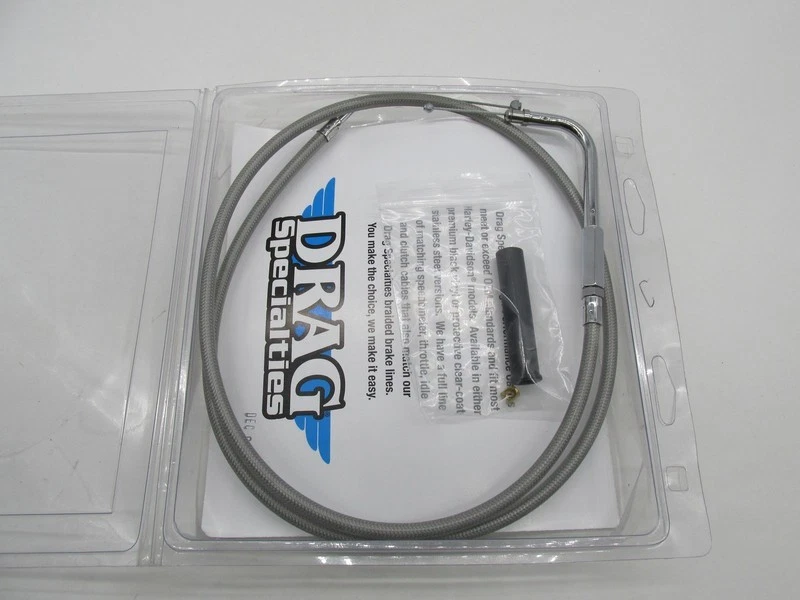 Drag Specialties NOS Harley Davidson Braided Throttle Cable 41" 0650-0300 - Image 4 of 4