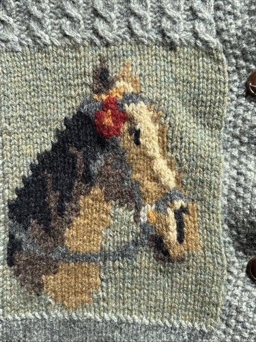 Ralph Lauren Patchwork Horseshoe Duck Hunting Sweater Vest Size M - Picture 6 of 9