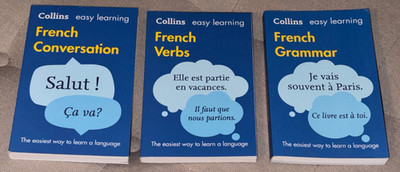 Collins Easy Learning FRENCH CONVERSATION, FRENCH VERBS, FRENCH GRAMMAR Books