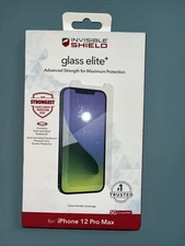 ZAGG InvisibleShield Glass Elite+ Strongest Screen Protector iPhone 12 Pro Max