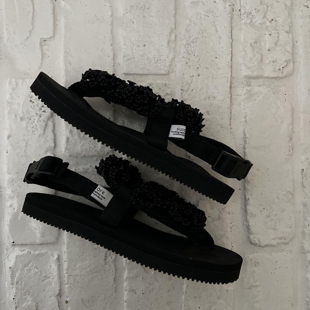 CECILIE BAHNSEN X SUICOKE Kat Sandal US 7 Black | eBay