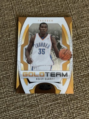 KEVIN DURANT 2009-10 CERTIFIED #8 GOLD TEAM INSERT SP /500 THUNDER SUNS