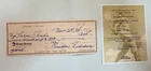 Ted Williams Signed Autographed Personal Check  COA From Daughter Claudia Willia