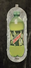 DIXIE NARCO 501E SODA VENDING MACHINE MOUNTAIN DEW 20 OZ BOTTLE LABEL