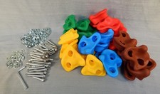 TopNew 25-Piece Rock Climbing Holds with Installation Hardware