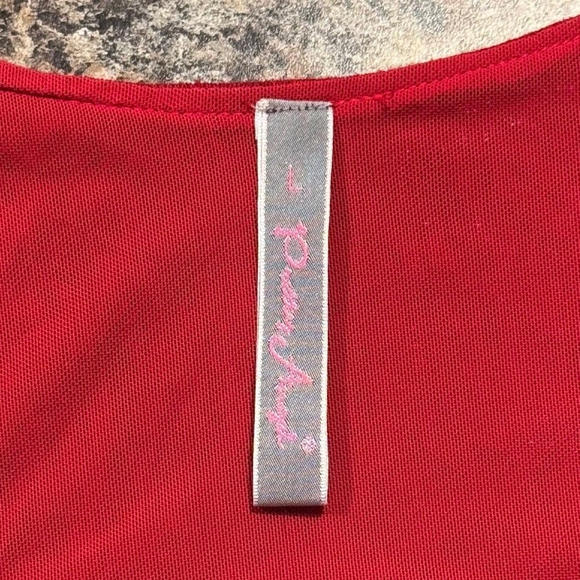 Suéter Y2K Renacimiento Bruja Casa Festival Cachicho Retro Boho Rojo Grande Foto 4 de 4