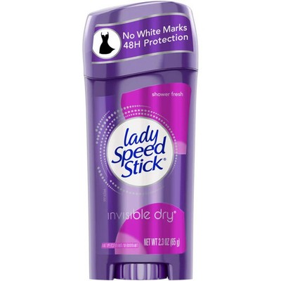 Lady Speed Stick Invisible Dry Antiperspirant Deodorant, Shower Fresh, 2.3oz