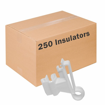#ad #ad T Post Poly Tape Insulator for Electric Fences 250 Pack ITTW Z White Ins... $200.06