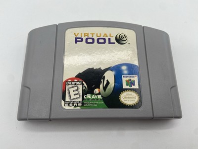 Virtual Pool 64 (Nintendo 64, 1998) TESTED Authentic Clean Cart   Works Great