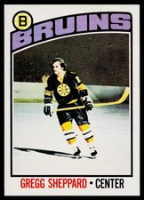 1976-77 O-Pee-Chee #155 Gregg Sheppard