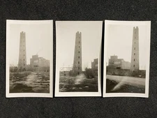Dubuque Star Brewing Company Shot Tower Iowa IA 3 Antique Snapshot Photo Lot