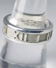 TIFFANY&Co. Ring ATLAS  Silver925  US6.25 (US Size) Polishing Cloth Included