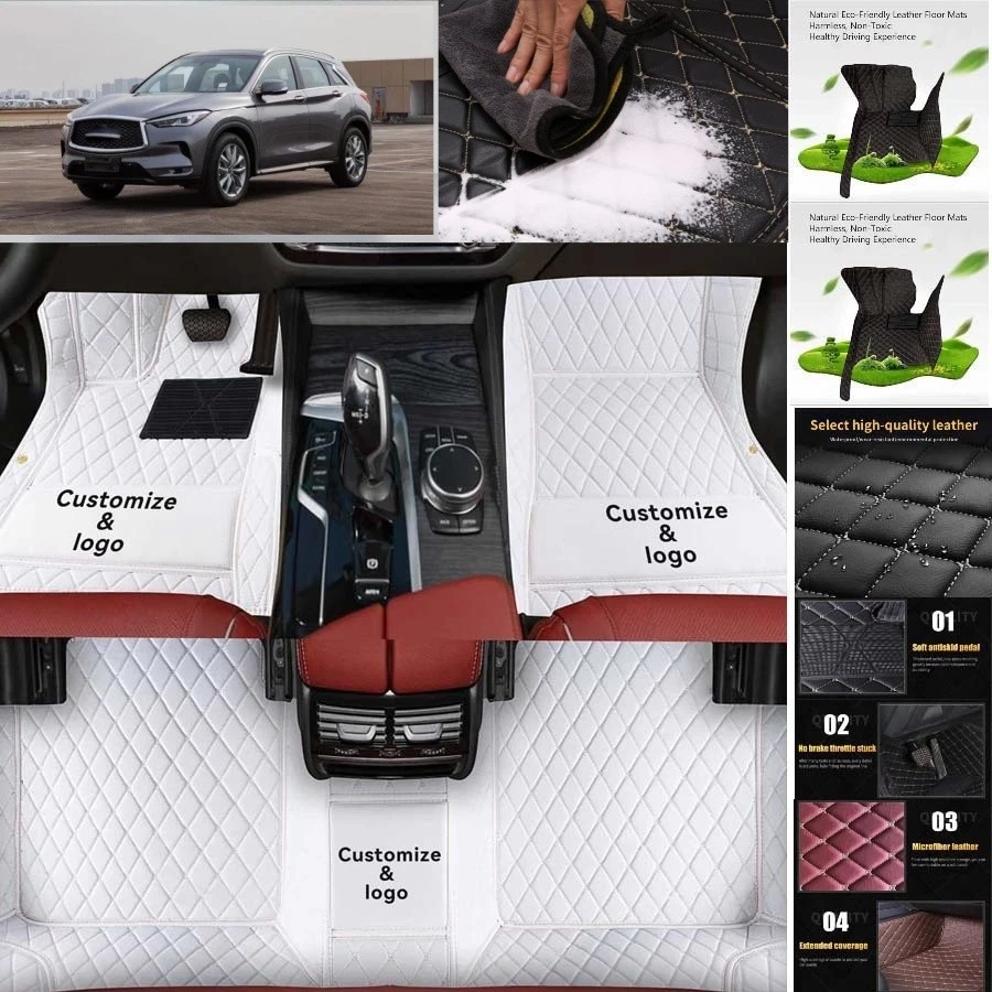 For Infiniti QX60 Car Floor Mats Custom Waterproof Auto Liners Carpets — 第 2/4 张图片