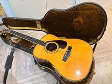 Yamaha L-6 frühes Modell 1970er Japan Vintage Folk Akustikgitarre mit Hartsch...