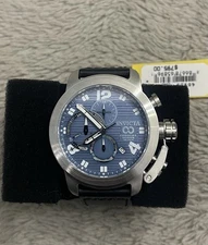Invicta Corduba Chrono 46mm Blue Dial w/ Blk Leather Strap (48953)