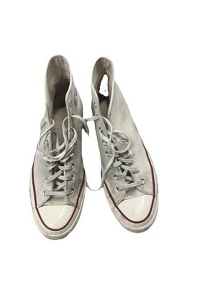 Vintage Converse Men's Chuck Taylor All Stars Sneakers Size 11 Cream High Top