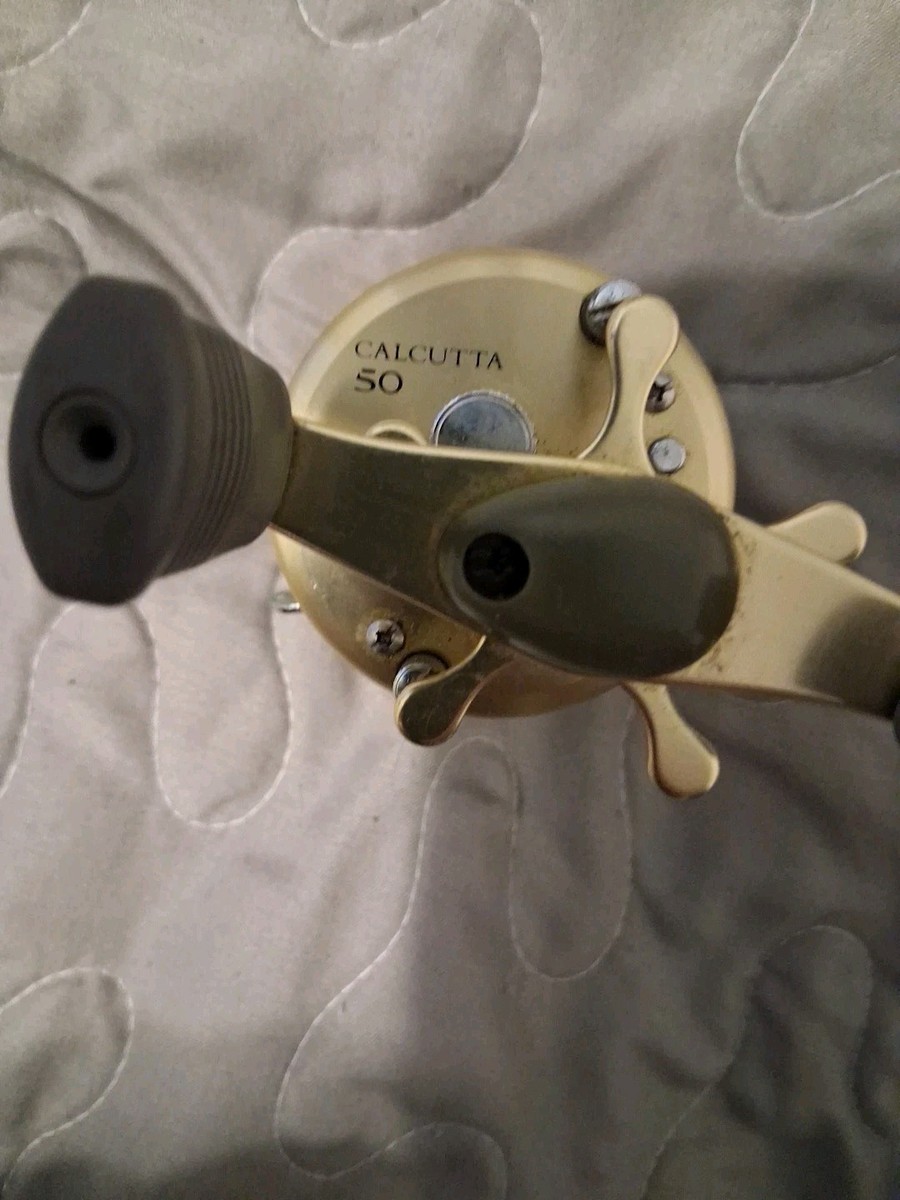 Shimano Calcutta 50 Gold Reel (Right-hand Retrieve) Round | eBay