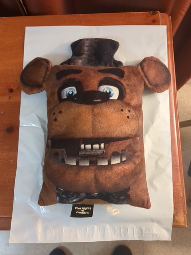 Five Nights At Freddy's 2017 FNAF Freddy Fazbear Rectangle Plush Pillow 7” X 11”