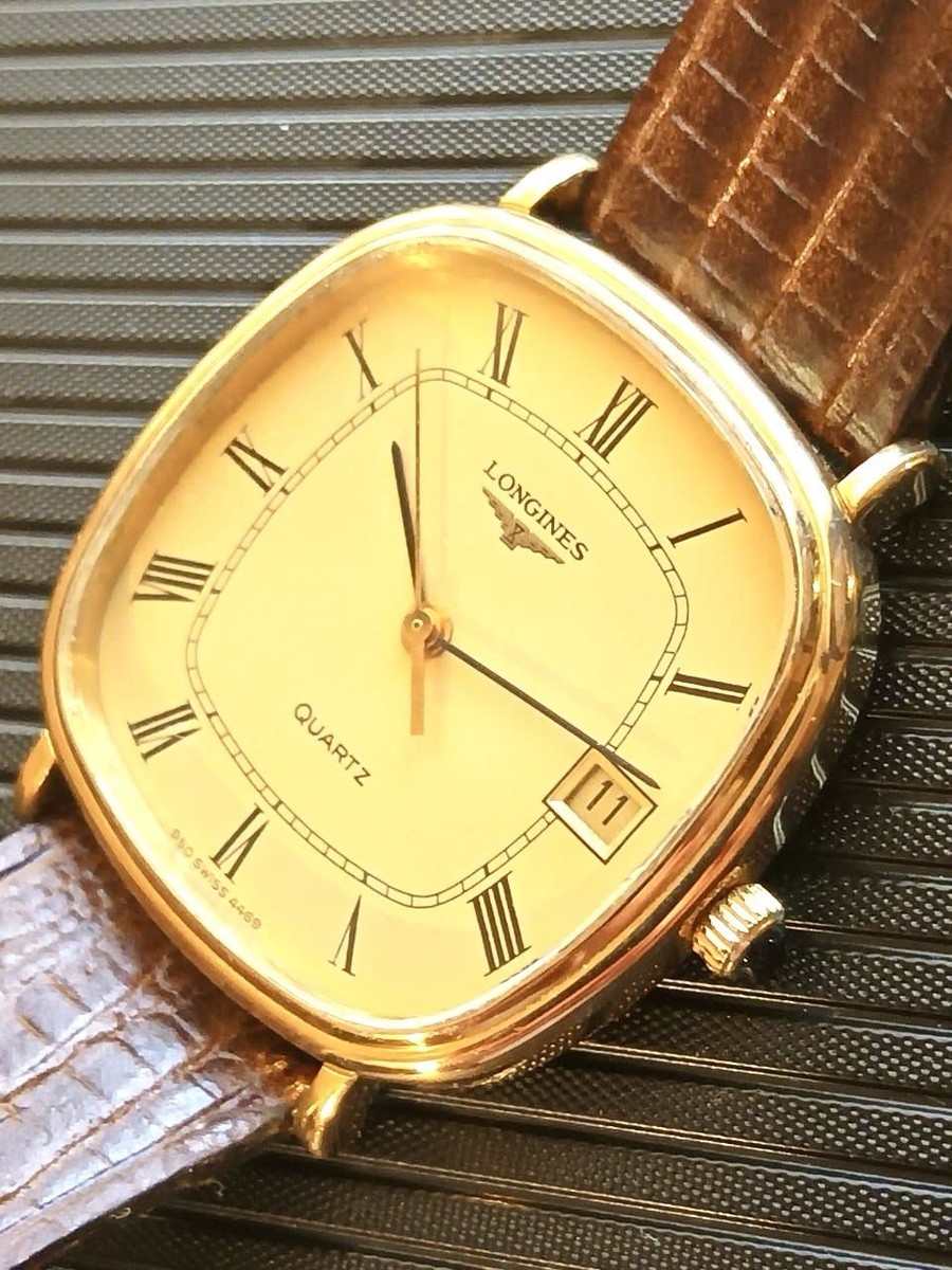 ✓ LONGINES - Gold Plated - RARE Vintage Swiss Quartz Watch
