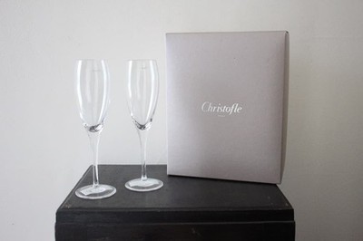 Christofle Französische Sektgläser Flöten 2er Set