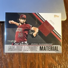 Zac Gallen 2024 Topps Series 2 Major League Materials Black #MLM2-ZGA /199