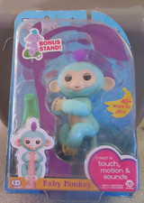 Fingerlings Turquoise Interactive Baby Monkey