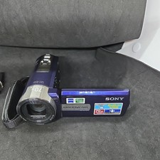 Sony Handycam DCR-SX45 Blue Digital Camcorder - Working - With Battery 2