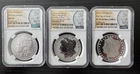 2023 Morgan Silver Dollar Set - NGC PF 70 - First Day Of Issue - 3 Coin Set