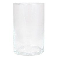 Inna-Glas Glas Vase Zylinder Sanya Ocean, Klar, 20 Cm, Ø 11,5 Cm