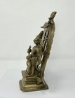 Antique Bronze ￼Durga Mahishasura Mardini Bronze Statue India 8.5” — photo 7