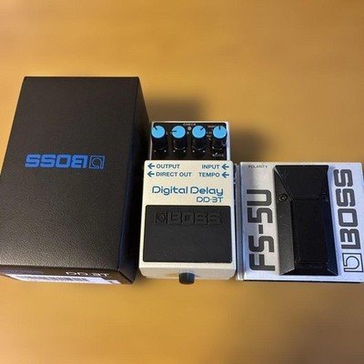 BOSS DD-3T Digital Delay + FS-5U