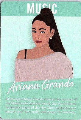 Ariana Grande Music Game Card Girl Power