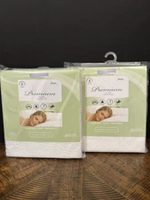 Protect-A-Bed Premium Waterproof Pillow Protector Queen 21"x31" – Set of 2 New
