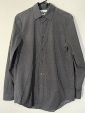 Calvin Klein Men Steel Slim fit Stretch Wrinkle Free Dress Shirt M 15.5 32/33