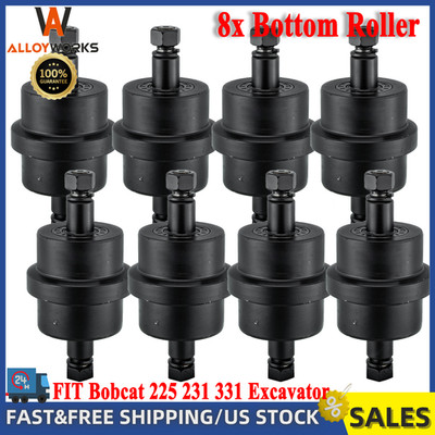 8 x Track Bottom Roller Undercarriage For Bobcat 325 331 #6815119, 7013575