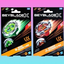 Beyblade X Wand Wizard 1-60R UX / Hammer Incendio 3-70H UX Starter Pack Combo