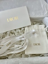 Christian Dior Large White Textured Couture Gift Box Full Set