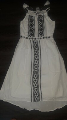 girls white maxi dress