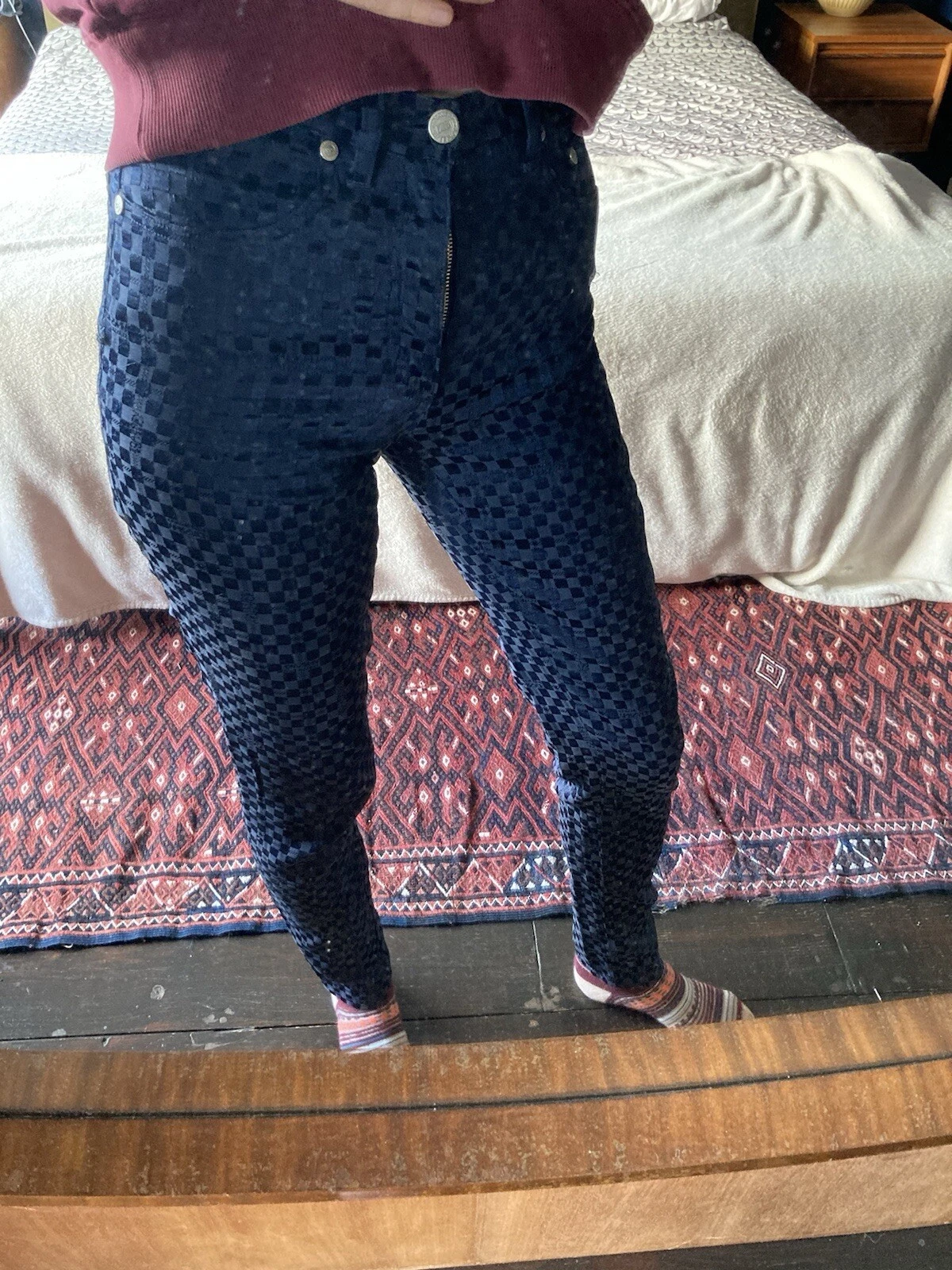 pantalone versace v2 monogramma anni 90