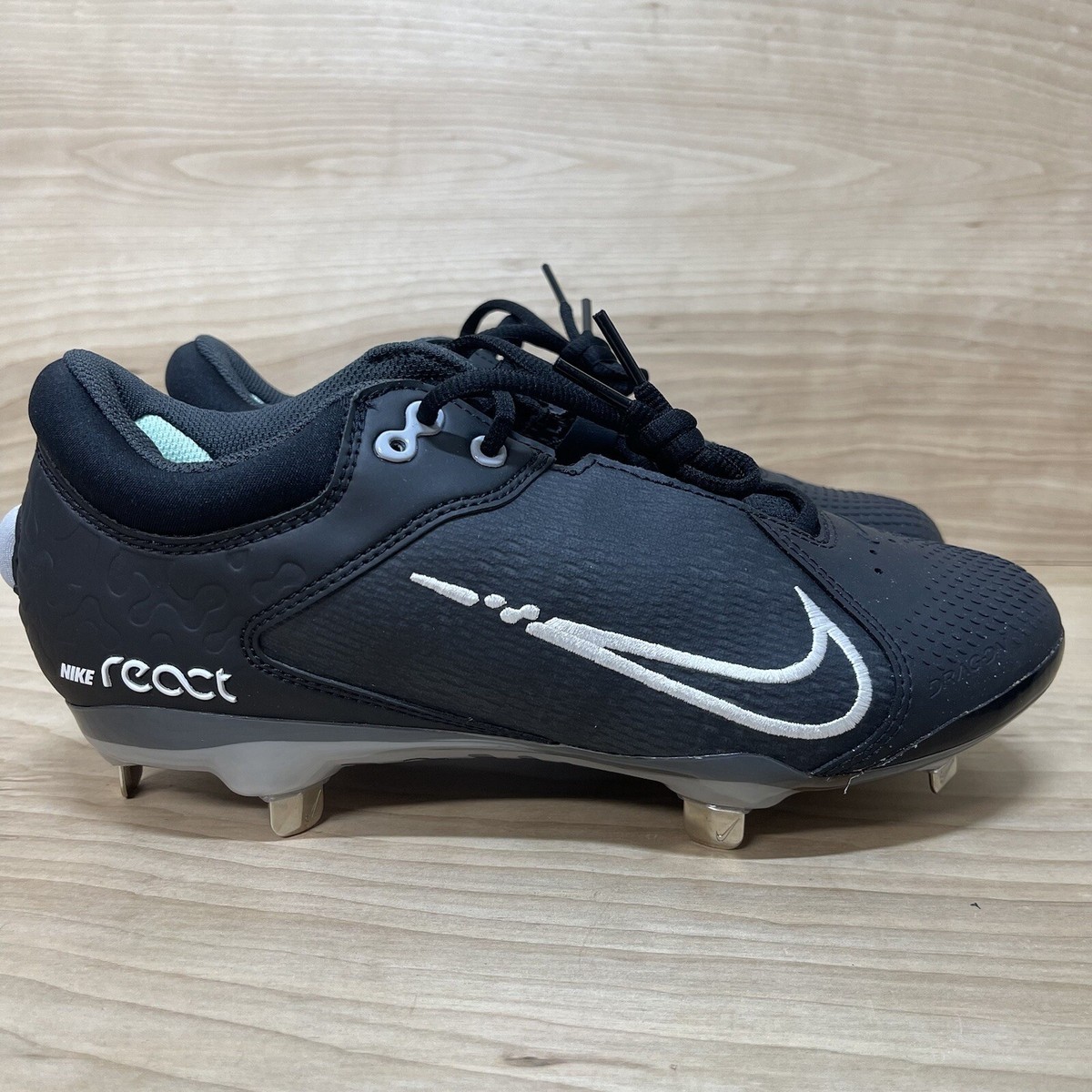 Nike HyperDiamond 4 Elite Low Size 8.5 Womens Black Grey  display picture 1